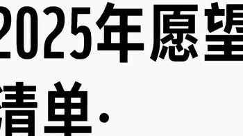 2025年愿望清单：小梦想，大满足