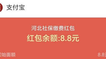 支付宝：收藏“河北社保云缴费”小程序可抽奖，可抽红包