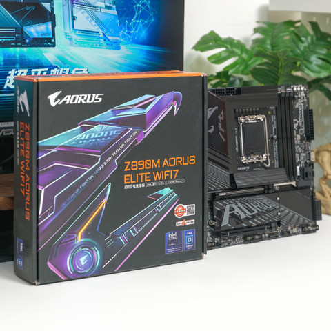 Intel酷睿Ultra性价比座驾:技嘉Z890M AORUS ELITE WiFi7小雕主板拆解评测