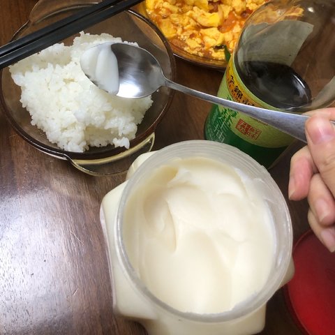 灵魂猪油拌饭，再加炒菜三件宝，今晚吃到扶墙走！