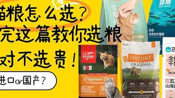 猫粮怎么选？进口or国产？看完这篇教你选粮选对不选贵！