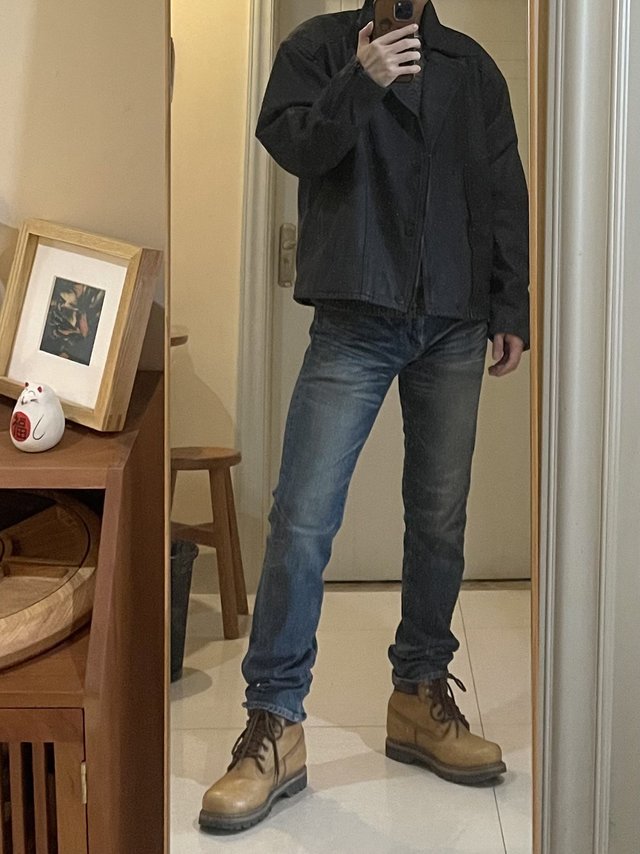 在糊建的冬天，有个牛仔夹克就够了！