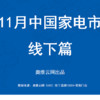 2024年11月线下家电市场总结