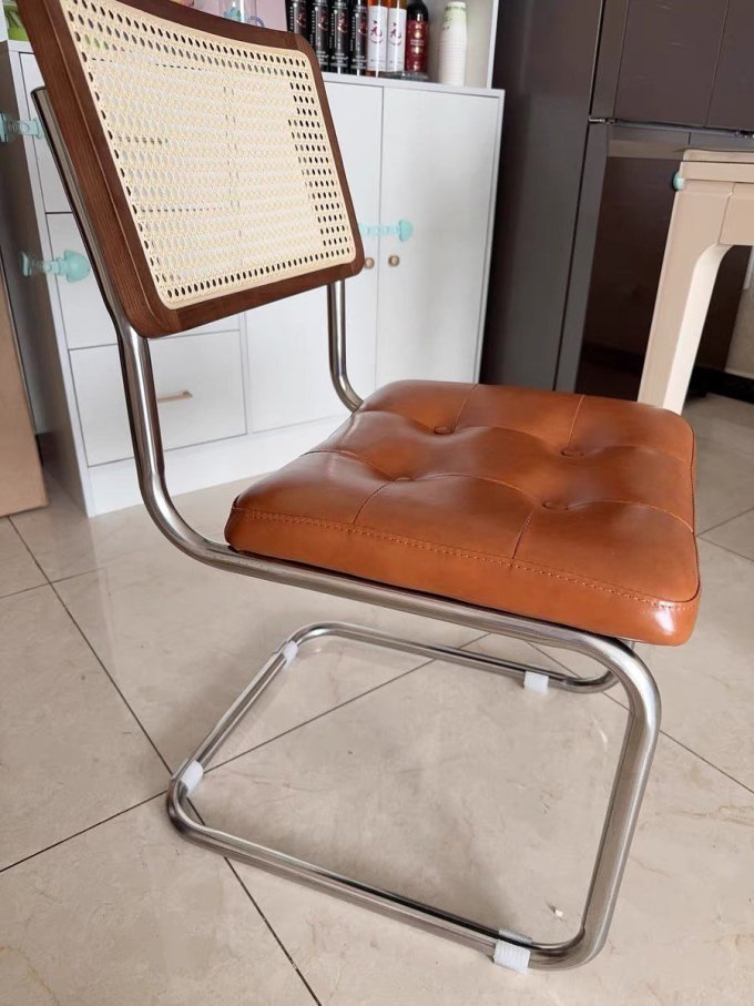 餐椅家用简约复古靠背椅子