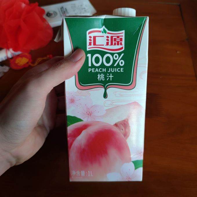 汇源的桃汁的颜色你们觉得怎么样