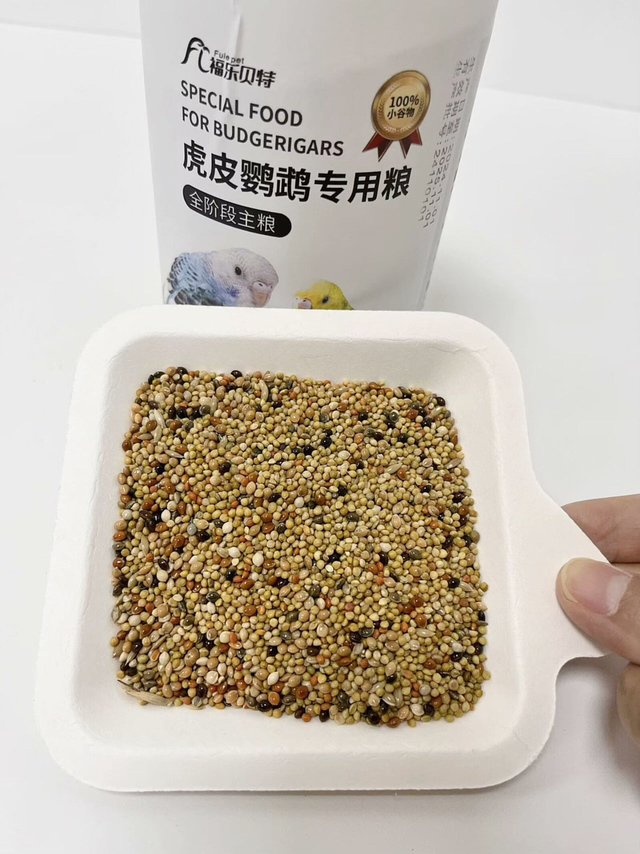 虎皮专用鹦鹉粮，简简单单的配料表