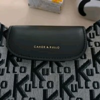 CAHOE KULLO包包女包轻奢2024新款品牌女士牛皮斜挎单肩腋下圣诞节礼物送女生 炫黑-CK女包送女友老婆