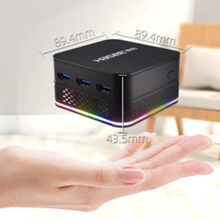 神舟发布 mini PC8S 迷你主机，巴掌大、N150 处理器、丰富扩展