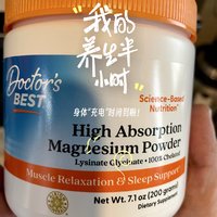 我的补镁新选择：Doctors Best 多特倍斯螯合甘氨酸镁粉 200克