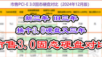 新三年旧三年，换个硬盘又三年——市售PCIe3.0固态产品介绍