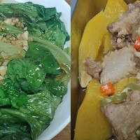 下班后的快手菜：有肉有菜没有汤，简简单单又一餐