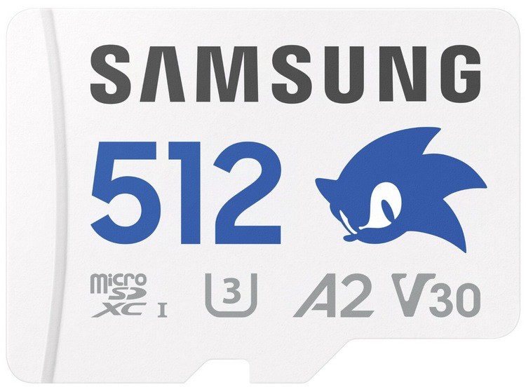 三星联合世嘉发布《刺猬索尼克》PRO Plus microSD 储存卡