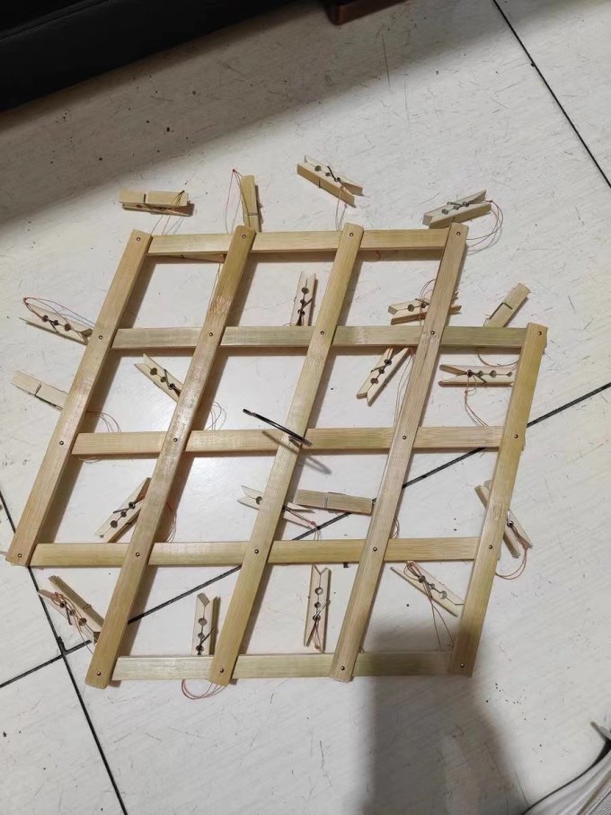 竹夹子袜子架多功能折叠神器