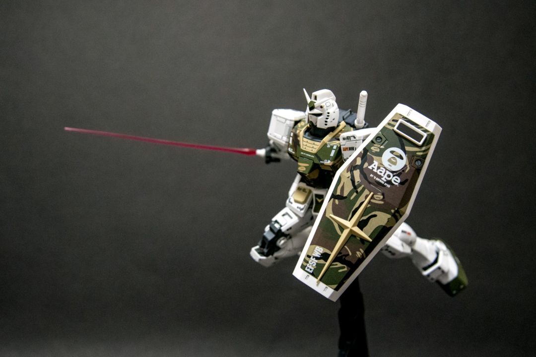 天智星日韩动漫周边怎么样强强联合！AAPE联名MG RX78-2高达Ver3