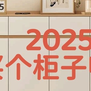 2025，买个柜子可好？