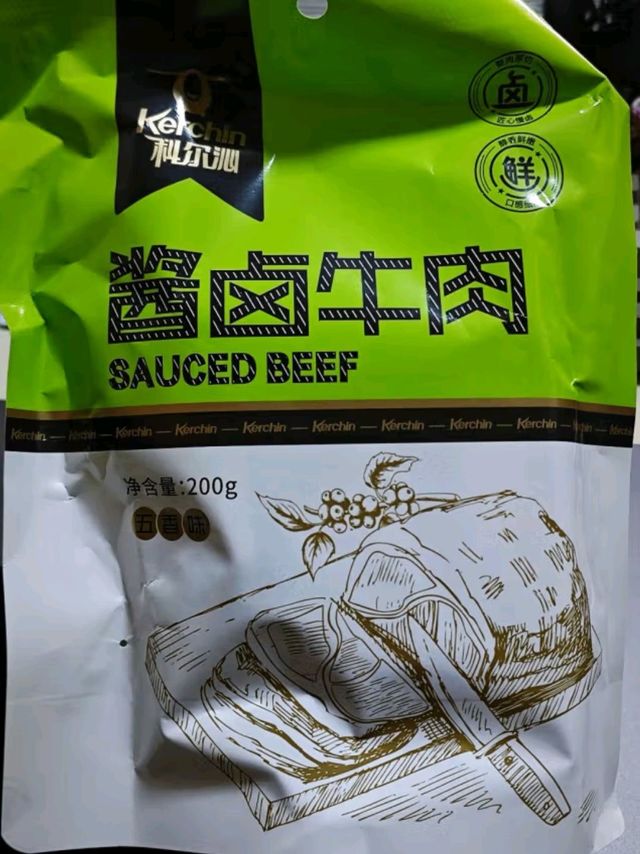 科尔沁酱卤牛肉——五香味200g，熟食腊味新体验