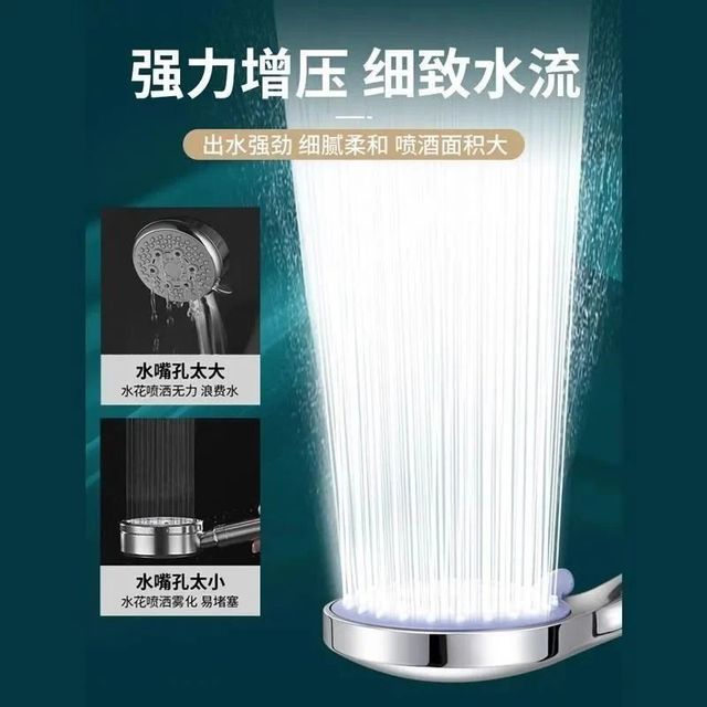 沐浴新体验！欧帝奴增压花洒，大面板大出水，家用浴室必备神器