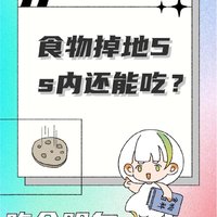 食物掉在地方3秒内可以吃，对吗？