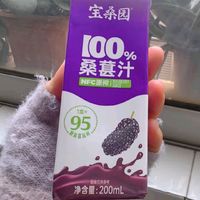 值得买购年货推荐：宝桑园100%桑葚汁，健康饮品新选择🧃