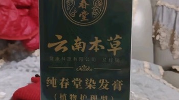 纯春堂云南本草泡泡染发剂一洗黑植物自然