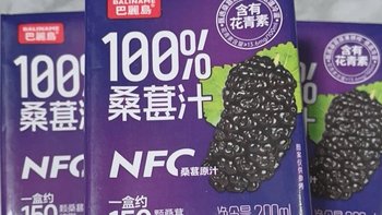 巴丽岛100%果汁礼盒装桑葚汁 过年饮料呀