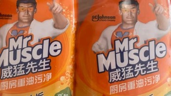 威猛先生（Mr Muscle） 油污清洁剂 455g+455g替换装 柑橘香