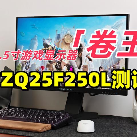 雷神ZQ25F250L测评：千元级小尺寸游戏显示器全能电竞 “卷王”！