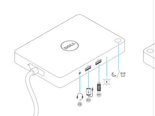 30元起的usb c口扩展坞 dell wd15