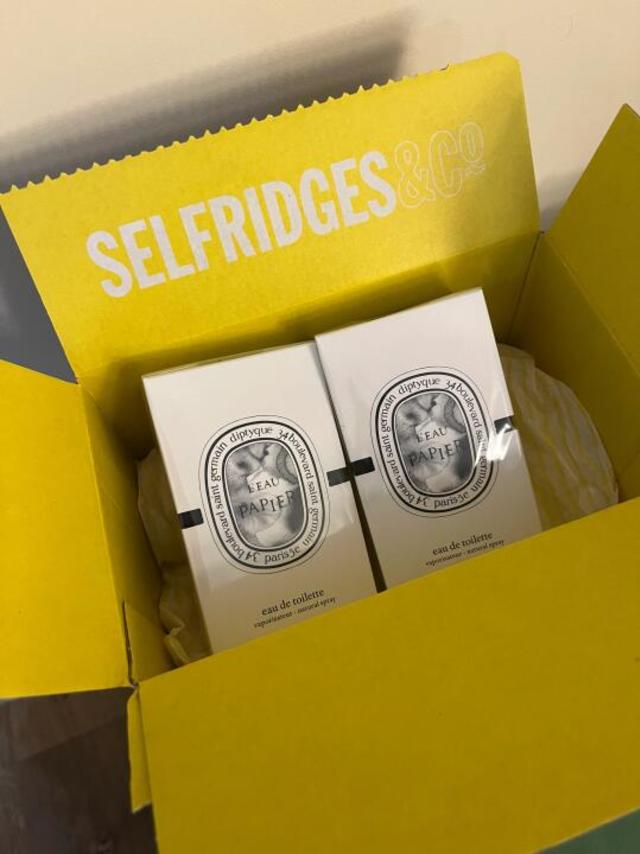 Selfridges没砍单 打折的Diptyque寄到啦