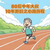 🏃‍♂️80后大叔晨跑10km神速达成！10年跑龄的心路历程大公开💦