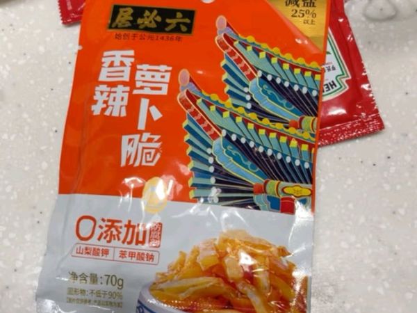 下饭神器——六必居香辣萝卜脆