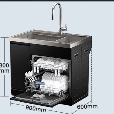 🌟 厨房升级必备！美的晴空XH09P集成水槽洗碗机体验 🌬️