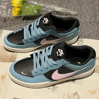 Nike SB FORCE 58滑板鞋：蓝粉配色，时尚出街