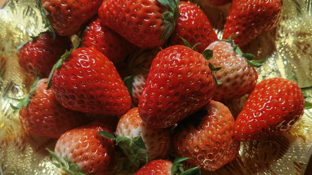 红颜草莓🍓真的味道很好啊