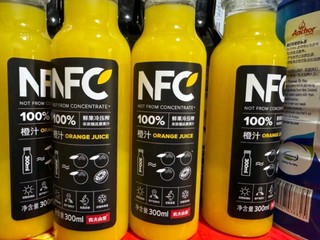 年货清单好物之农夫山泉NFC橙汁果汁饮料 100%鲜果冷压榨 