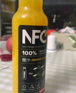 年货清单好物之农夫山泉NFC橙汁果汁饮料 100%鲜果冷压榨 