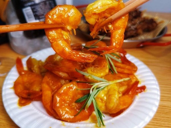 自制泰式咖喱虾，一口就能唤醒味蕾！