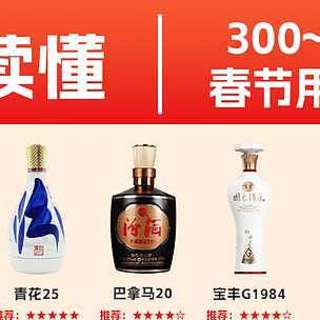 一图秒懂2025年春节用酒：300到400元预算，如何选酒？