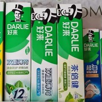 【白鹿推荐】DARLIE好来原黑人牙膏超白茶倍健美白清新含氟正品