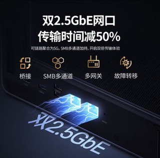 绿联私有云DXP4800四盘位NAS，打造高效、安全的办公云存储