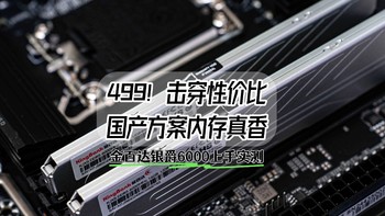 性价比超高的DDR5国产方案｜金百达银爵6000上手实测