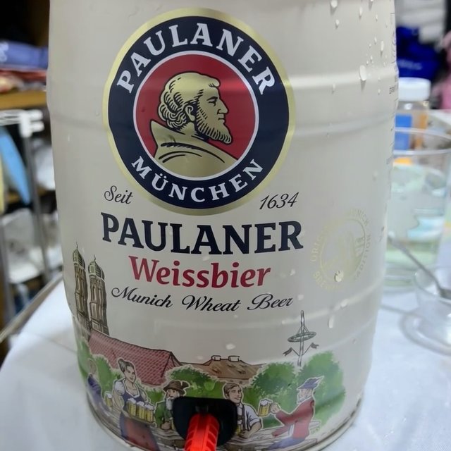 保拉纳（PAULANER）柏龙 酵母型小麦白啤 5L*1桶装喝给你看