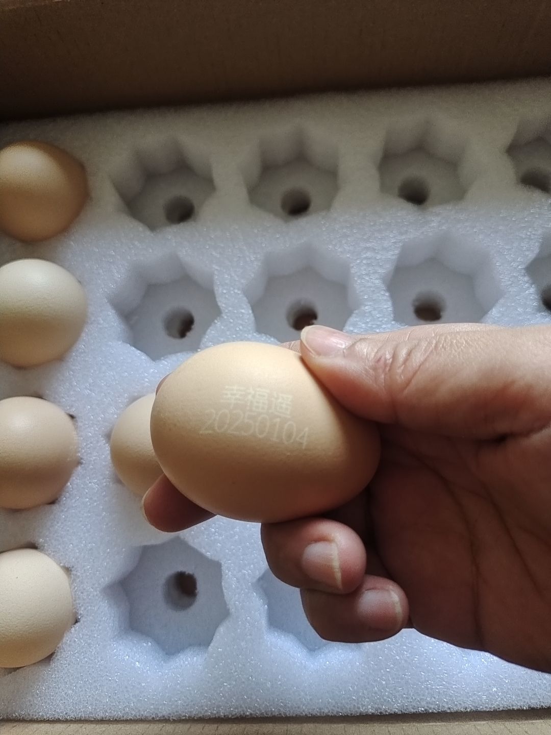 一号店的零元购40个蛋,实际到手15.9元