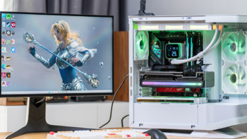 白色选吹雪姬、黑色上RO姬！ROG Z890HS+酷睿Ultra265K装机体验！