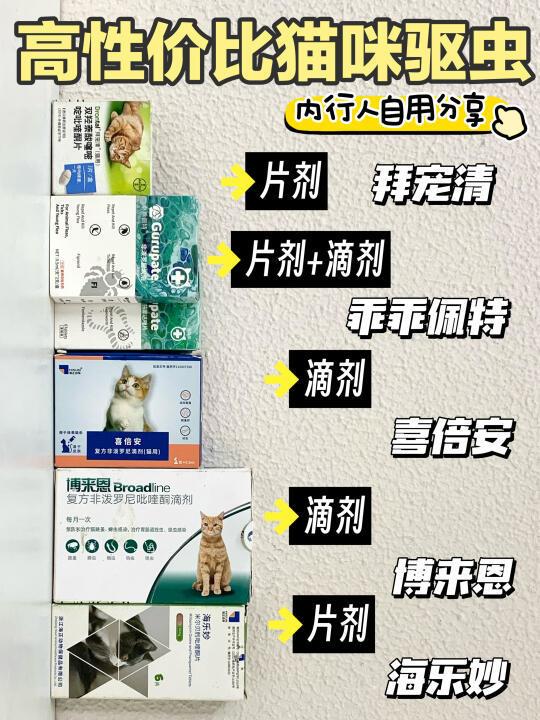 工资不涨也用的起的高性价比猫咪驱虫！