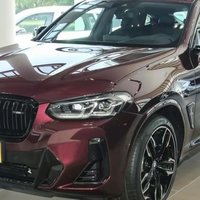 宝马X4 M40i 野莓红实车真好看