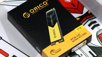 奥睿科O7000黑金SSD，PCIe4.0+长江存储颗粒