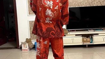 中国风喜庆道袍男国潮开衫和服七分袖防晒衣公司年会表演出服外套