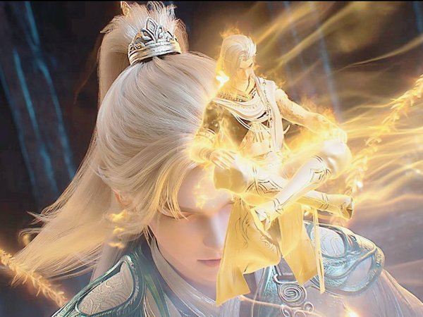 石昊#荒天帝石昊##完美世界动画# 我最爱的石昊完美世界动画199集截修云想衣裳花想容，春风拂槛露华浓髣髴兮若轻云之蔽月，飘飖兮若流风之回雪天纵神武，光明正大，风姿绰约，眉如星月，目似星辰，面容俊郎，