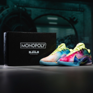 Nike LeBron 22 “What The Monopoly”配色，这扎染又让谁动了心？